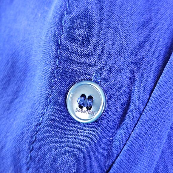 Aritzia Babaton Blue Silk Mini Dress Sleeveless With Pockets | Women's Small - Picture 13 of 16